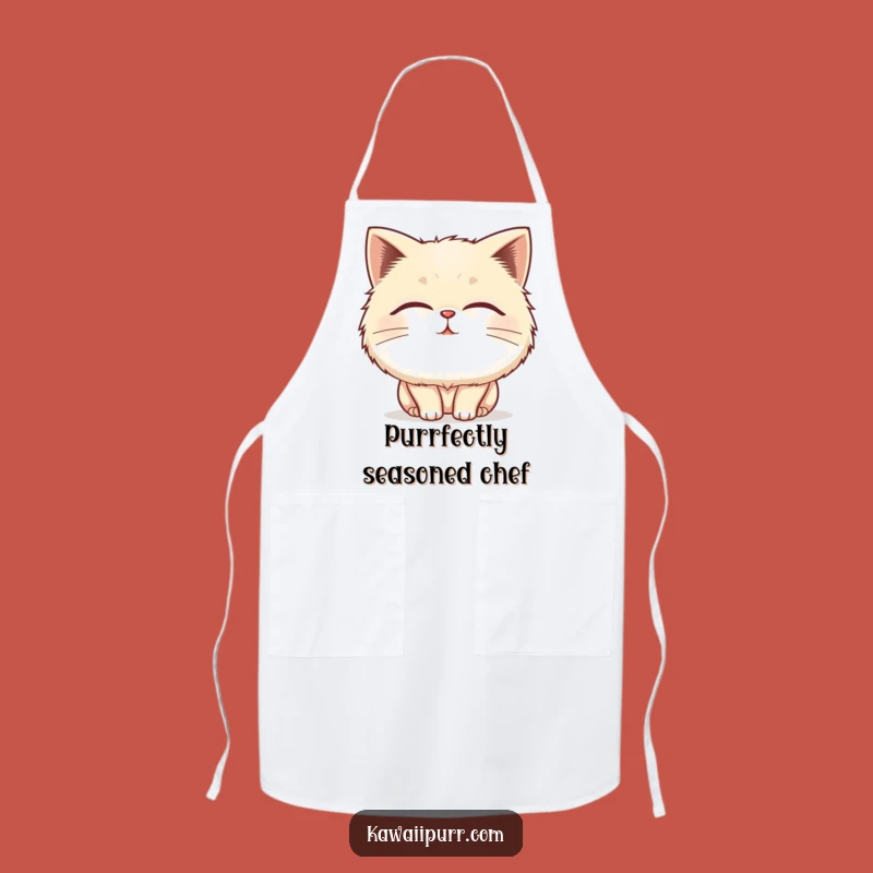 Funny Fluffy Cat Purring Apron: Cook with Joy, the Ultimate Funny Chef's Gift