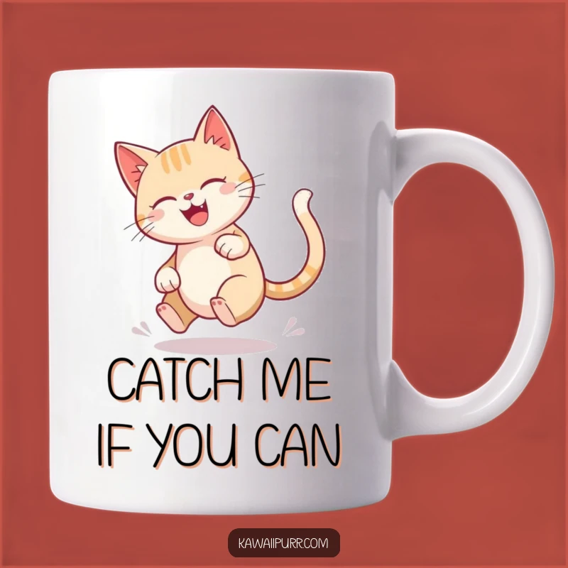 Funny Dizzy Cat Tail Chase Mug: Embrace the Fun, Perfect Funny Gift for Cat Lovers