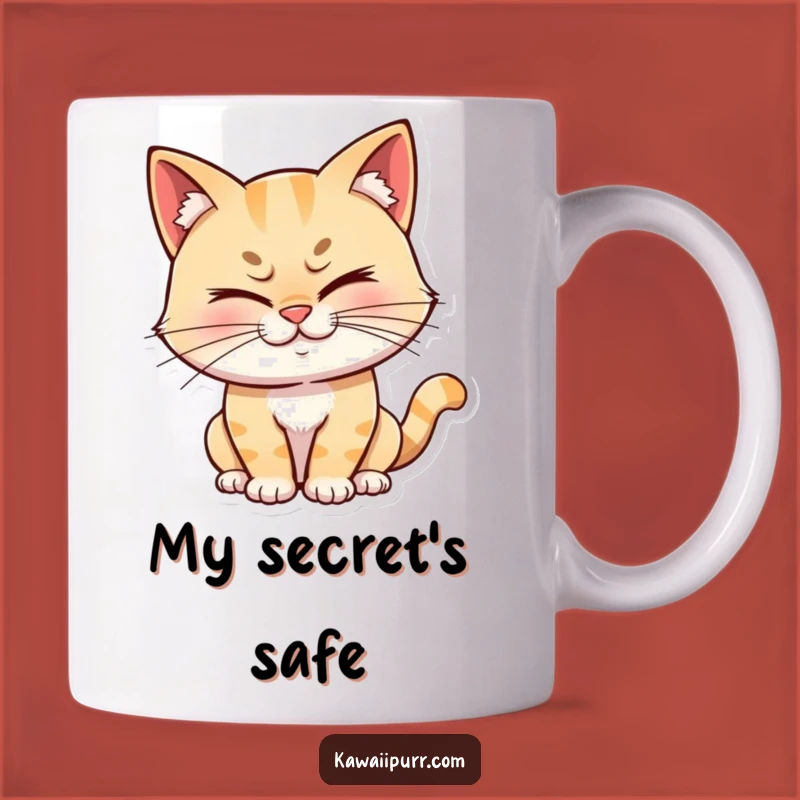 Funny Winking Cat Mug: Mischievous Grin Character Gift for Cat Lovers