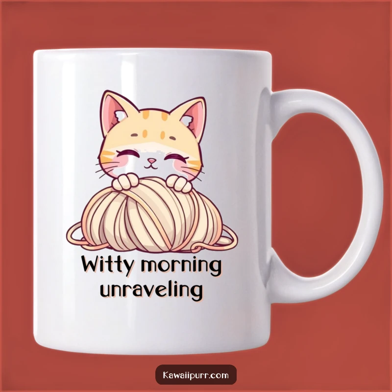 Funny Curious Cat Mug: Peek into Your Day with Playful Intrigue Gift