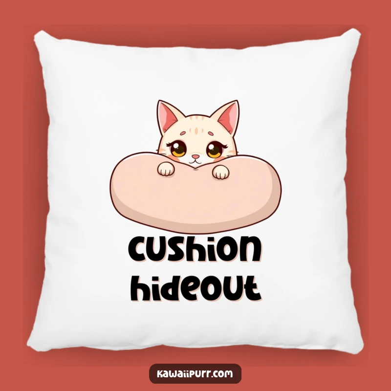Funny Cat Cushion Pillow: Innocent Charm, Comfy Cuddle Accent, Perfect Gift