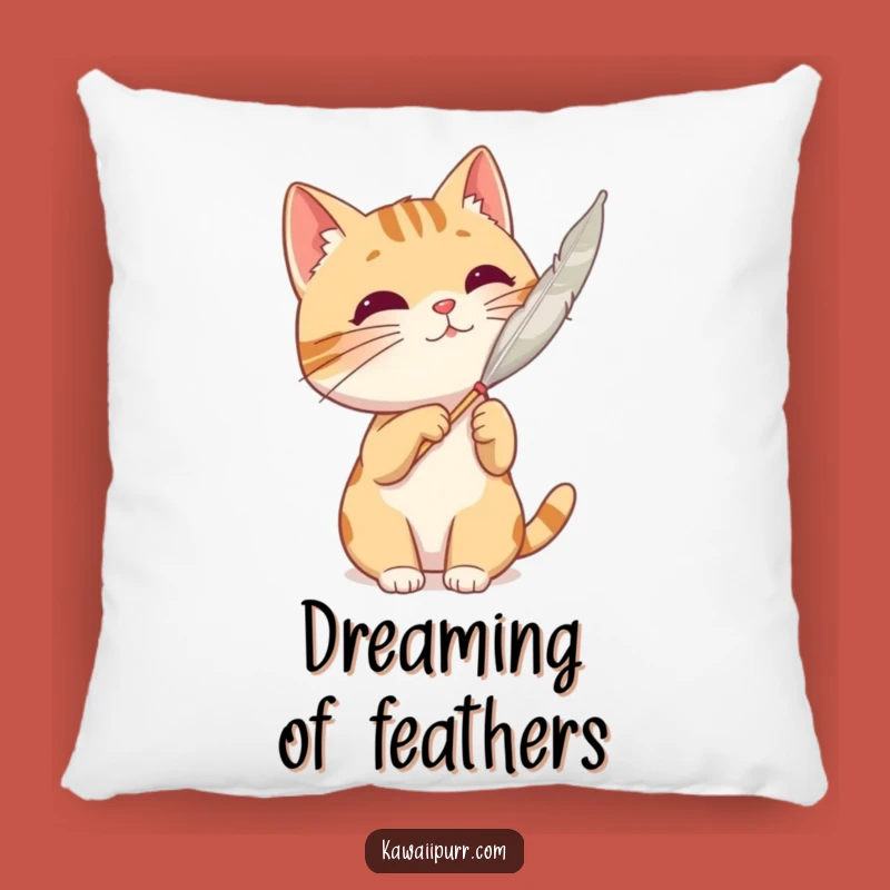 Funny Cat Feather Pillow: Soft Character Cushion, Comfy & Playful Gift