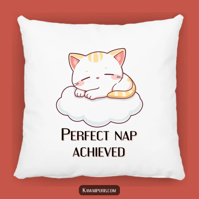 Funny Kawaii Cloud Cat Pillow: Cozy Comfort for Sweet Dreams