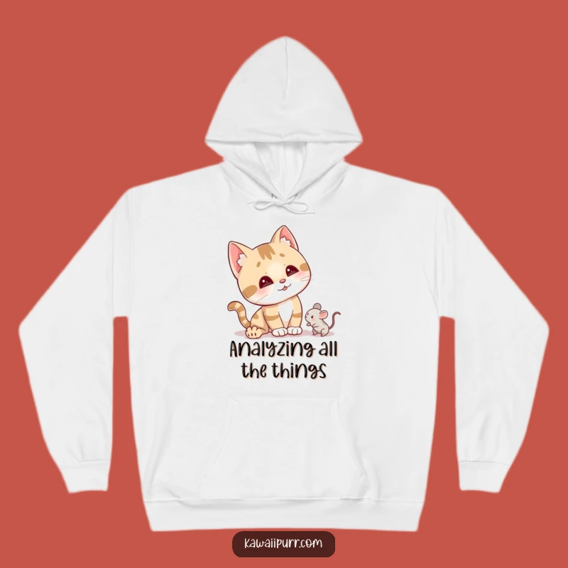 Funny Curious Cat Head Tilt Hoodie: Cozy Up and Stay Curious, Fantastic Funny Gift