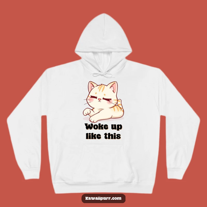 Funny Kawaii Lazy Cat Hoodie: Cozy Comfort with a Mischievous Twist