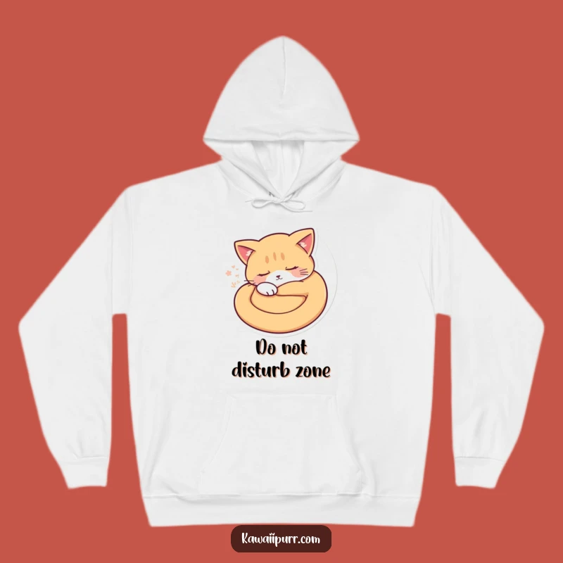 Funny Sleepy Cat Hoodie: Snuggle Up with a Purring Feline, a Warm and Funny Gift
