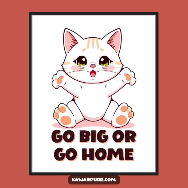 Funny Free Printable Wall Art: Stretchy Cat Pose, Hilarious Downloadable Decor!