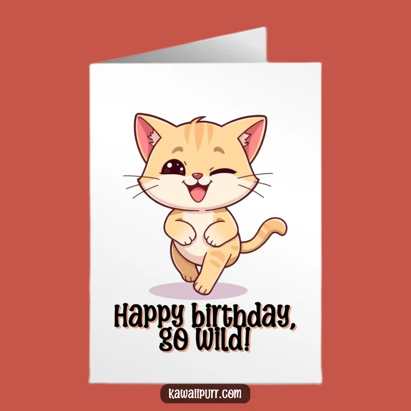 Free Printable Birthday Dizzy Cat Card - Funny Downloadable Gift