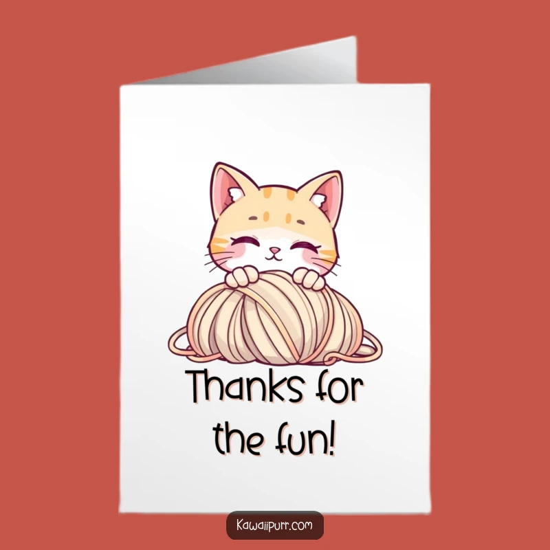 Free Printable Curious Cat Thank You Card: Funny Downloadable Gratitude for Help