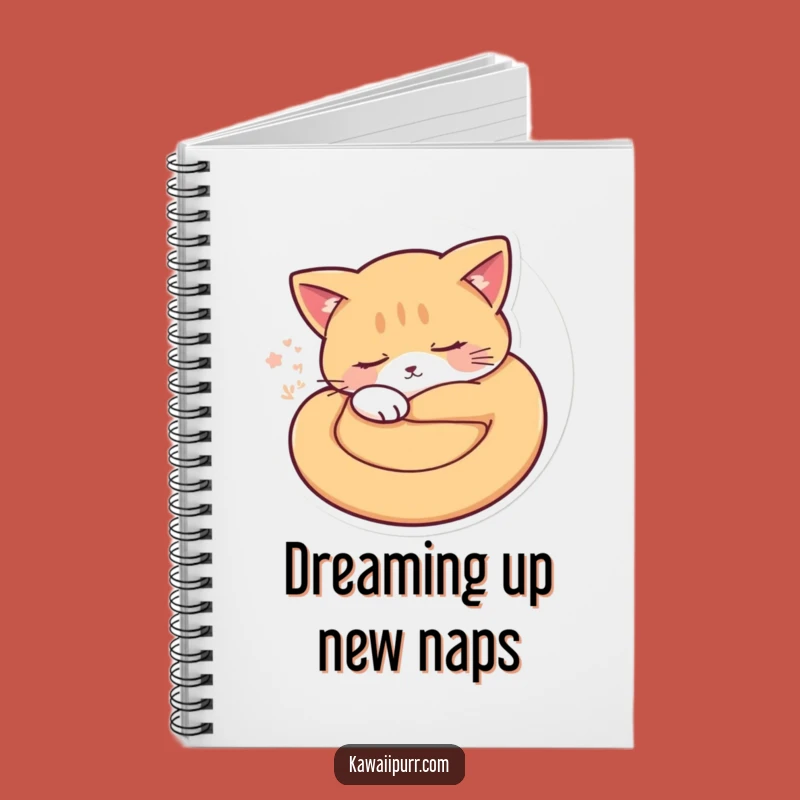 Funny Sleepy Cat Notebook: Jot Down Ideas with a Purr-fectly Relaxed Feline Friend