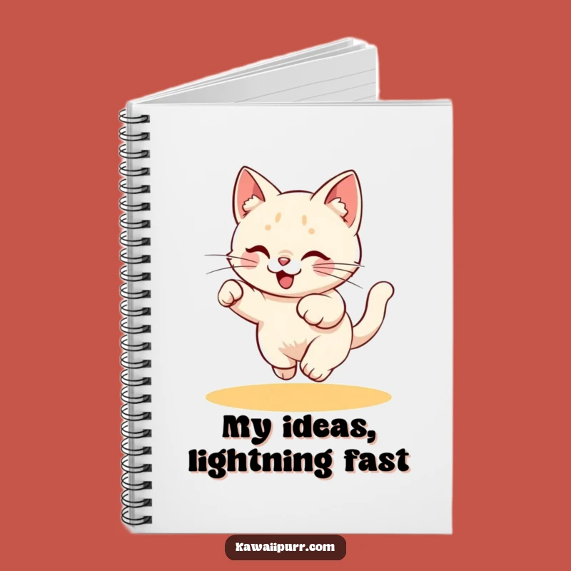 Funny Cat Laser Chase Notebook - Jot Down Energetic Ideas