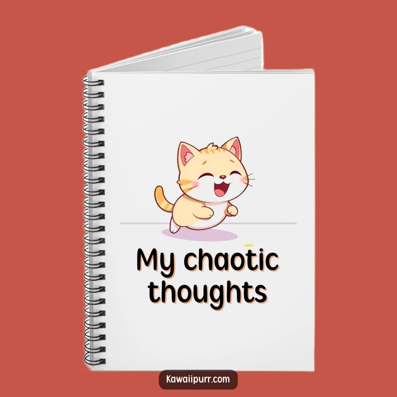 Funny Cat Laser Notebook - Jot Down Giggles & Ideas!