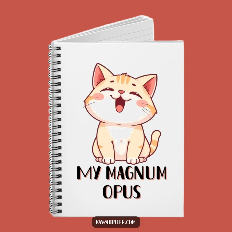 Funny Cat Meowing Upwards Notebook: Capture Your Thoughts with Happy, Hilarious Notes!
