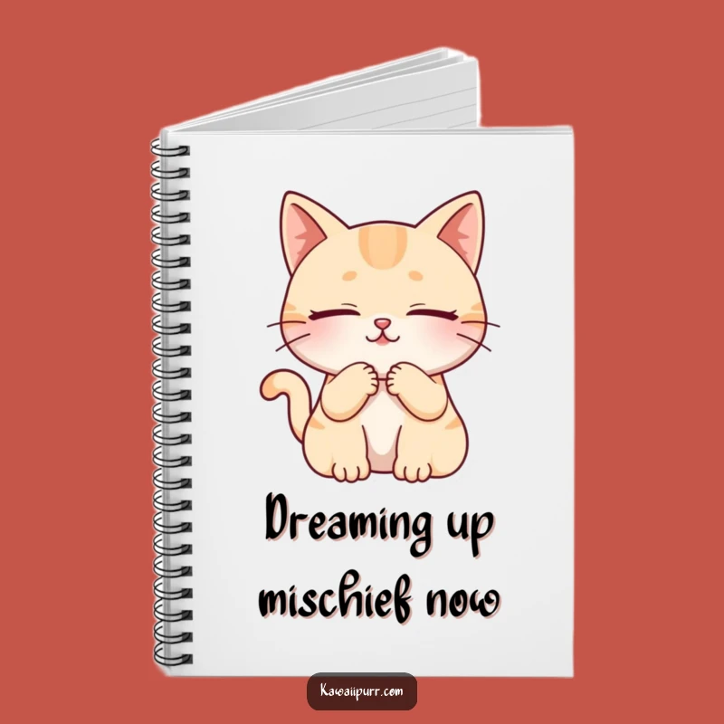 Funny Cat Purring Notebook: Lined Character Journal, Creative & Hilarious Gift