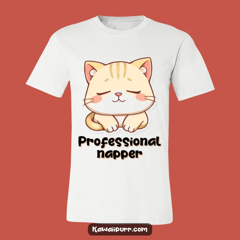 Funny Sleepy Cat T-Shirt: Cozy Feline Relaxation Wear Gift!