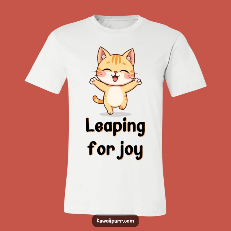 Funny Cat Hop T-Shirt: Adorable Character Tee, Hilarious Gift for Cat Fans
