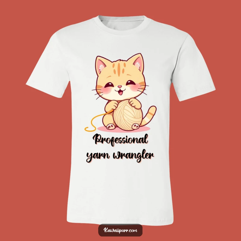 Funny Cat Yarn Batting T-Shirt: Unleash Feline Fun with This Hilarious Cat Apparel