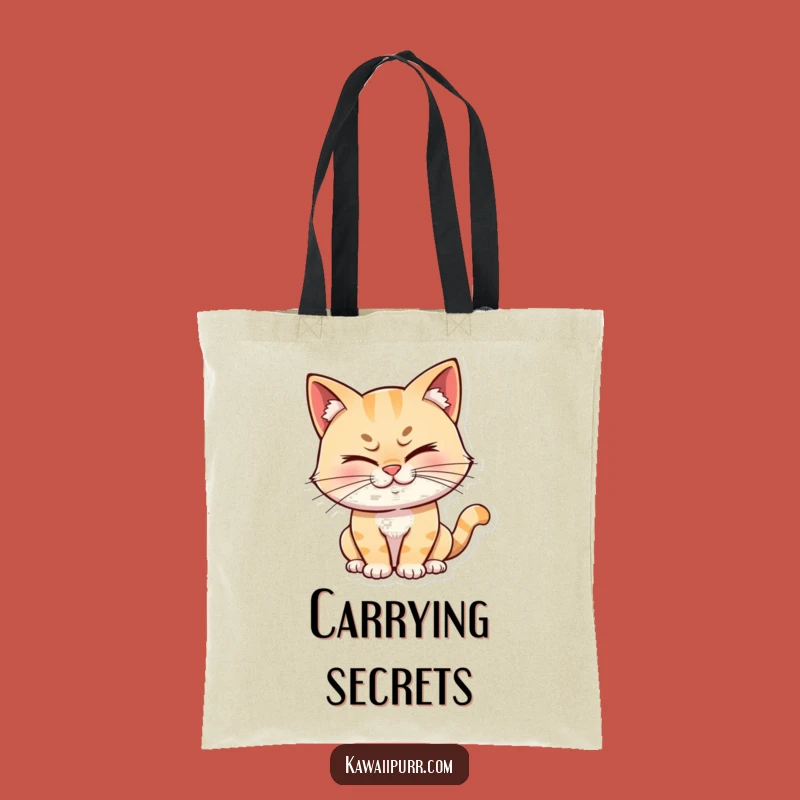 Funny Winking Cat Tote Bag: Carry Your Mischief in Style Gift